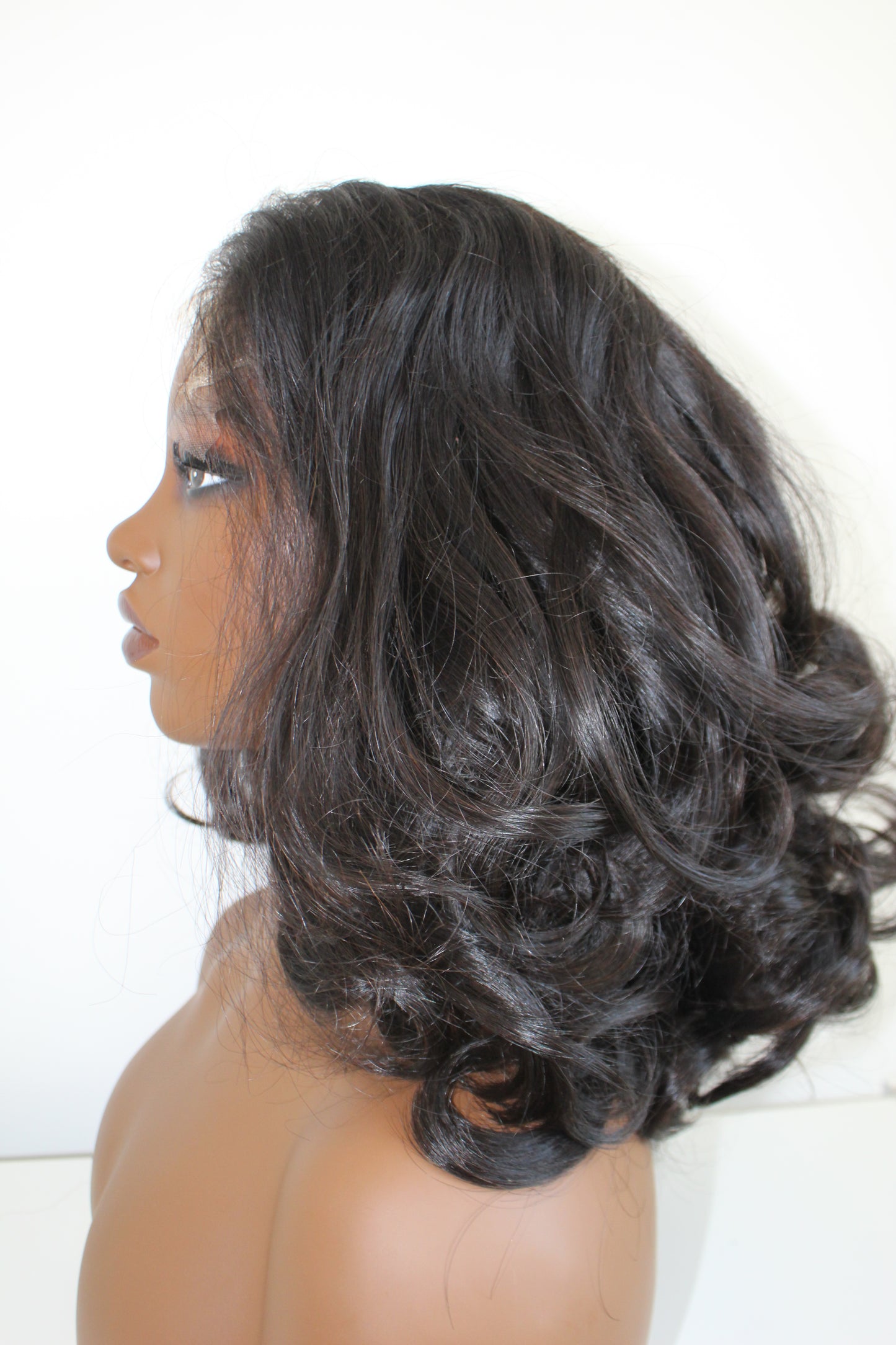 Pepper Super Bouncy Wavy Wig in Natural Colour